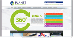 Desktop Screenshot of planetenvironmental.co.uk